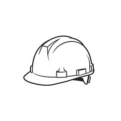 construction helmet isolated on white