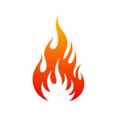 Heat fire flames on transparent background PNG Generative AI