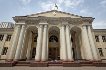 Building of National Museum of Antiquities of Tajikistan in Dushanbe