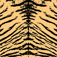 Tiger skin abstract seamless pattern, line fabric background