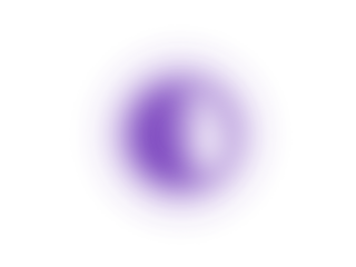 Elegant abstract purple light effect, a soft fluid orb with a transparent background for banners and posters.