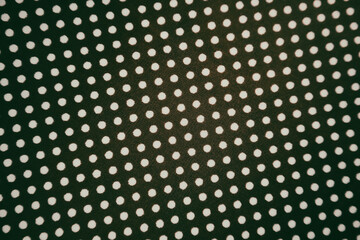 Brown Dot Fabric with Drapery