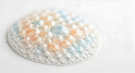 "Pastel Bubble Bloom" &ndash; For the close-up of colorful, frothy bubbles.