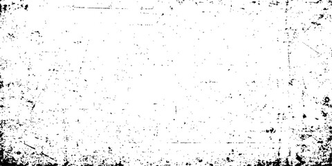 Black ink splat abstract grunge background with a liquid paint vector texture and dirty paper frame illustration