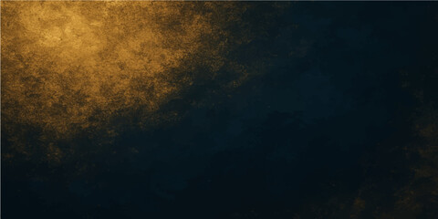 Black abstract smoke texture and dark blue space night backdrop