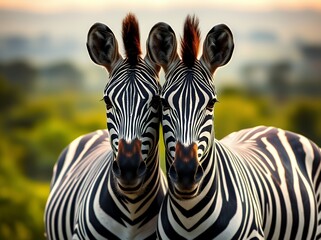 Mirror-Striped Companions in the Green Quiet