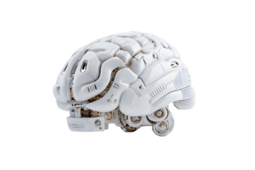 Futuristic artificial intelligence brain design for innovation and advanced technology concepts