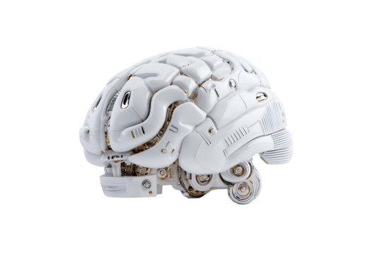 Futuristic artificial intelligence brain design for innovation and advanced technology concepts