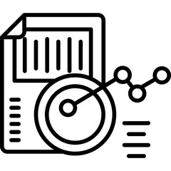 Analytics Icon Vector Element