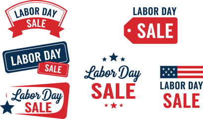 Labor day sale banner designs for marketing and advertising