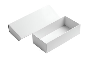Naklejka premium Blank white box, perfect for showcasing product packaging and unboxing experiences. Mockup ready.