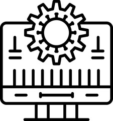 Computer Icon Vector Element
