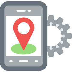 Map Pointer Icon Vector Element