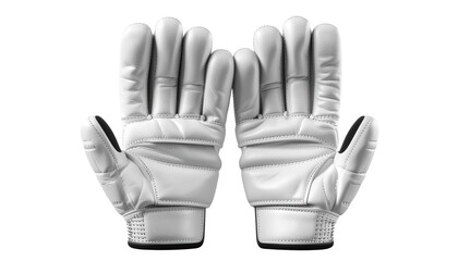 Obraz premium High Resolution Cricket Batting Gloves Isolated ObjectModern Cricket Gloves for Players with Leather and Padding