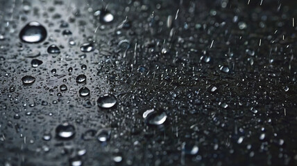 rain drops background.