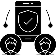 Mobile Phone Icon Vector Element