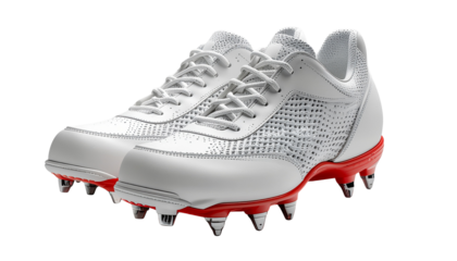 Professional Cricket Spiked Shoes for Sports Equipment PNG