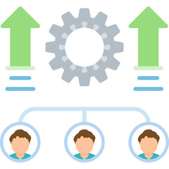 Allocation Icon Vector Element