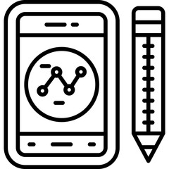 Analytics Icon Vector Element