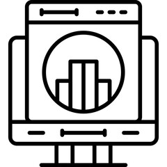 Analytics Icon Vector Element