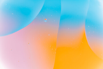 Vibrant Blue, Pink, and Yellow Fluid Abstract Background