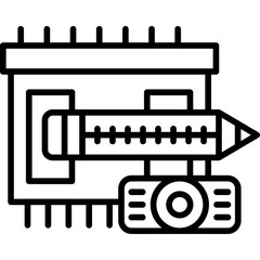 Canvas Icon Vector Element