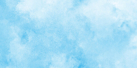 Abstract blue watercolor background, Cyan watercolour water brash splash texture.Pastel colorful watercolor banner. Splashes. Template for design.Classic hand painted Blue watercolor background,