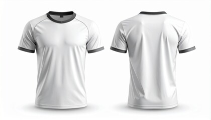 White T-Shirt Mockup Front & Back Views
