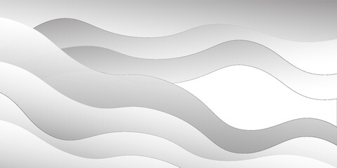 Abstract grey smooth textile waves background. Vector design