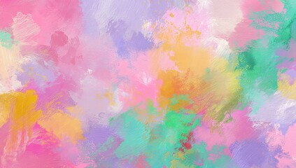 Obraz premium Abstract artwork with blended pastel colors, creating a soft and textured background effect