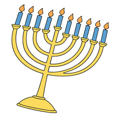 Stylized illustration of a man with a hat