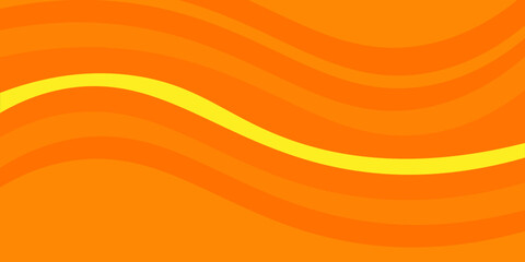 Vector orange line background curve element yellow space for text and message design, overlapping layers, vector