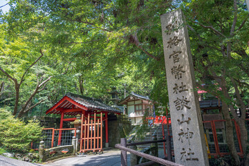 奈良 談山神社 夏の門前風景