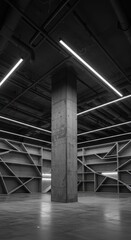 Modern industrial interior architecture design