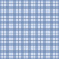 Pastel Blue Seamless Plaid Pattern Tartan Checkered Vector