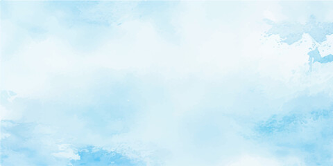 Abstract light blue watercolor background texture for design and creative projects