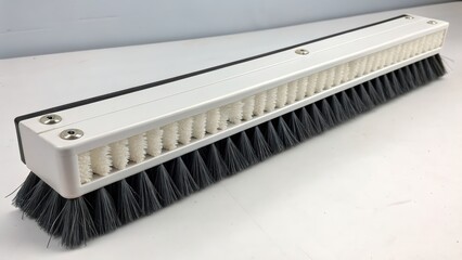 Dual function cleaning tool with soft bristles ideal for dusting and sweeping