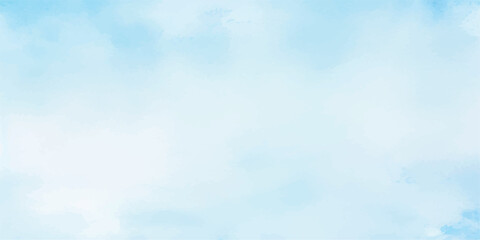 Abstract watercolor background in light blue hues a serene digital illustration