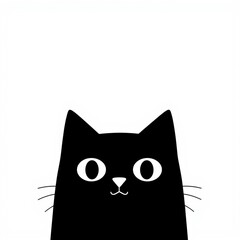 black cat face