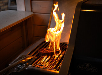 Steak in a Dance of Fire