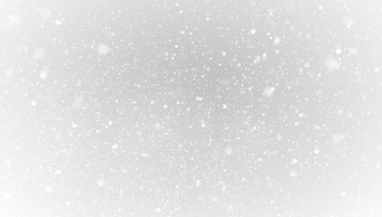 Winter background PNG with falling snow in darkness	
