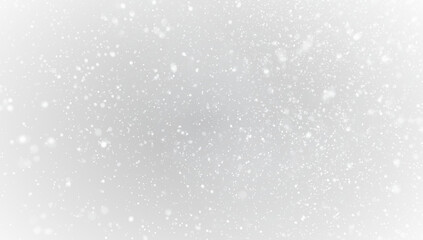 Winter background PNG with falling snow in darkness	