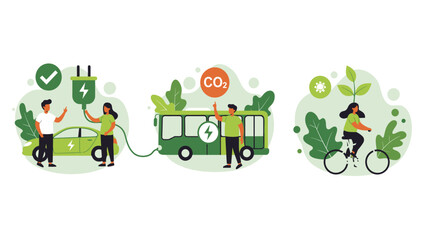Green Mobility Solutions: Electric Vehicles, Public Transport & Cycling for Sustainability