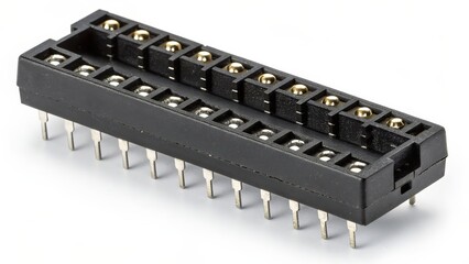 Naklejka premium High quality electrical connector with multiple pins for reliable connections