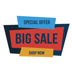 Big Sale Special Offer Shop Now Retail Banner