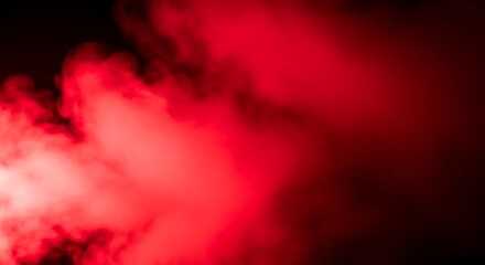 Abstract red smoke effect background overlay element for creative designs
