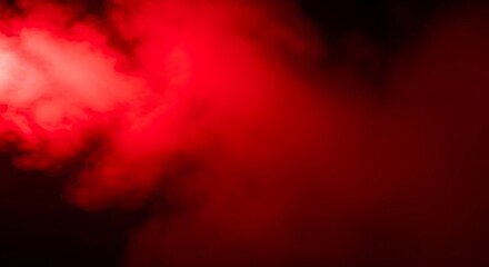 Abstract red smoke background with mysterious dark texture for creative design