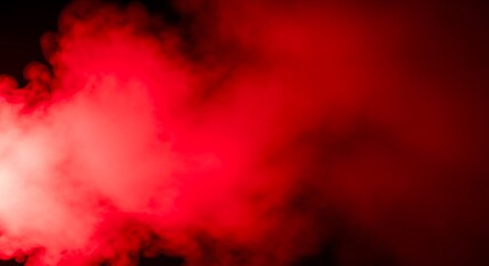 Abstract Red Smoke Background with Dark Edges for Dramatic Effect