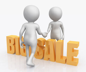 Big Sale mit 3D Figuren