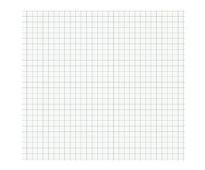 White paper with vertical black lines, isolated on transparent background